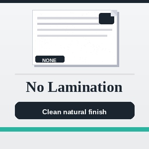 No Lamination