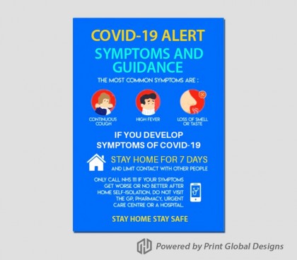 COVID-19 Symptoms Stickers